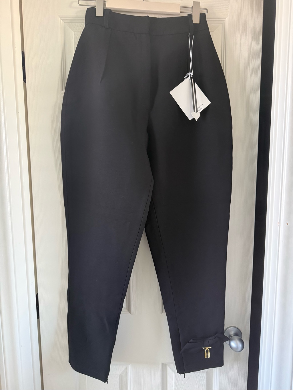 Kkoncept Ankle Pants With Bow Cuff Detail — image 2 of 6